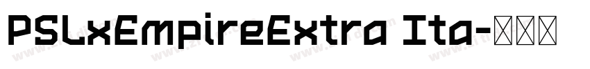 PSLxEmpireExtra Ita字体转换